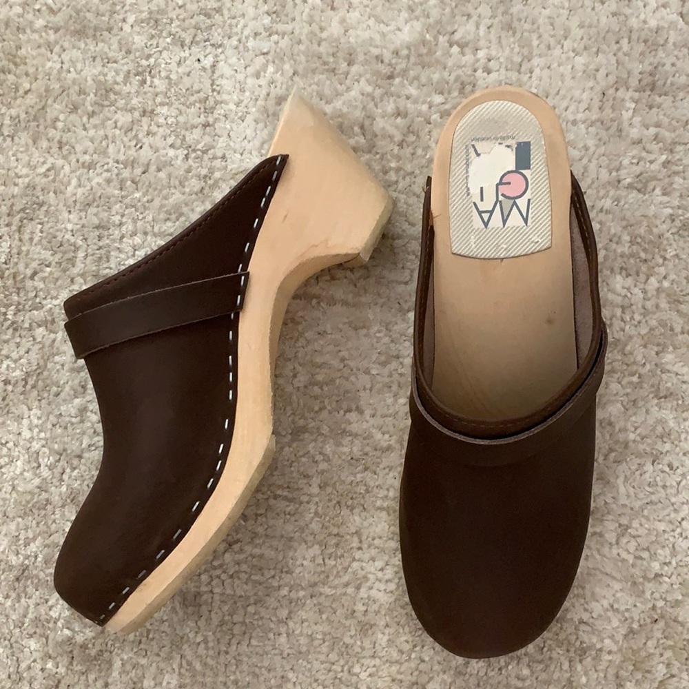 Maguba Stockholm Clog Brown Leather